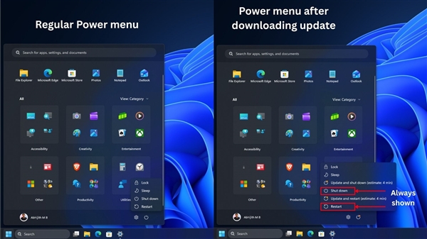 Windows偷偷更新终于改了!关机按钮回归本职:关机是关机、更新是更新